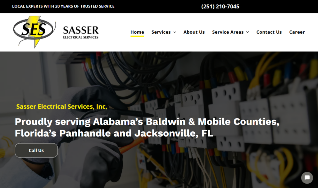 sasser electric homepage